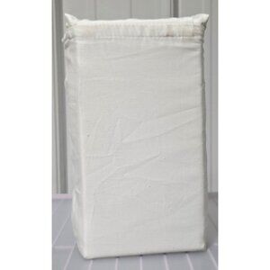 Threshold Twin XL Size Cotton Sateen Sour Cream Fitted Sheet Fits Up to 18" NWOT